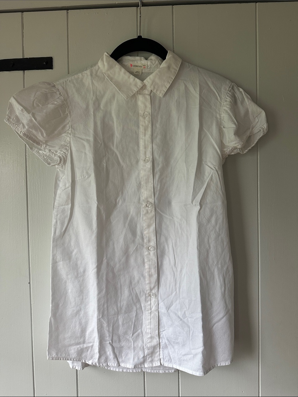 Crewcuts white button down